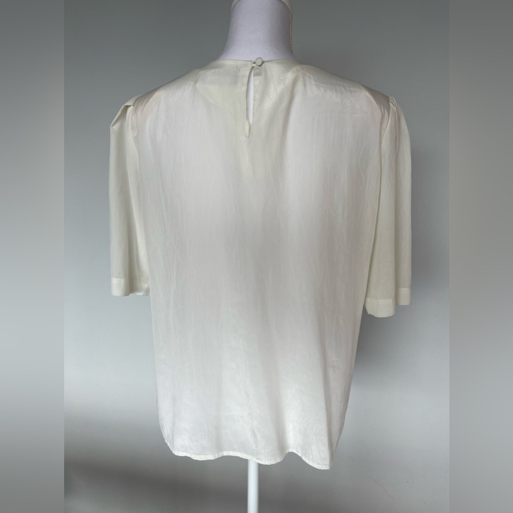 Vintage Michelle Stuart Blouse | Pleated Front | Size L | EUC - Picture 6 of 10